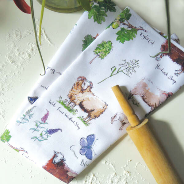 Out In The Fields Tea Towel