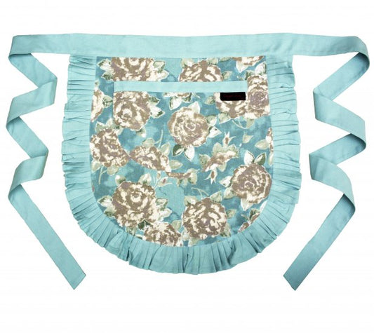 Tilly Half Apron - duck egg