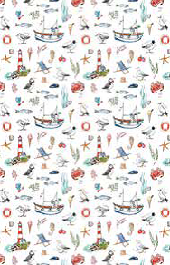 Seaside Tea Towel