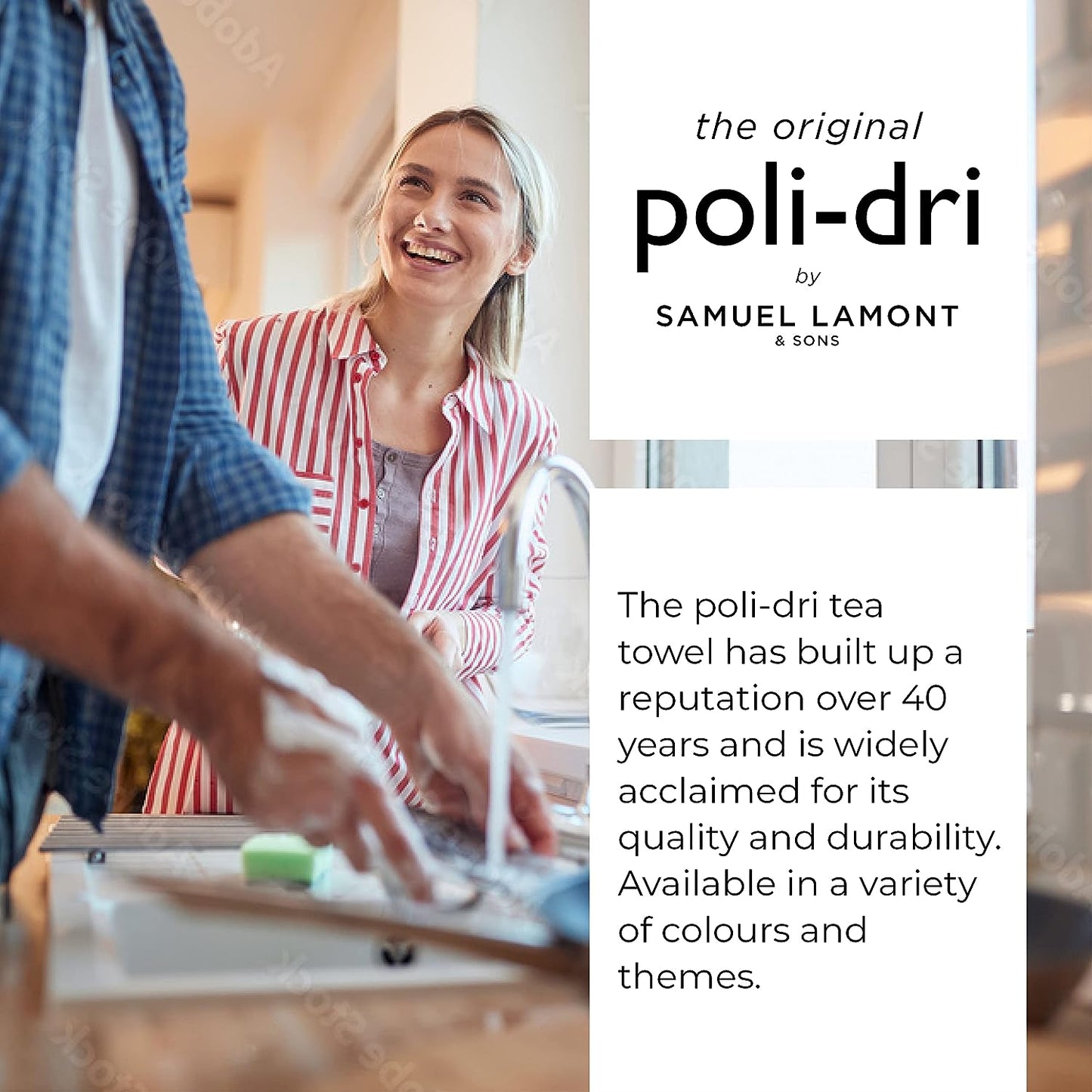 Poli-dri Jacquard Tea Towel - cats