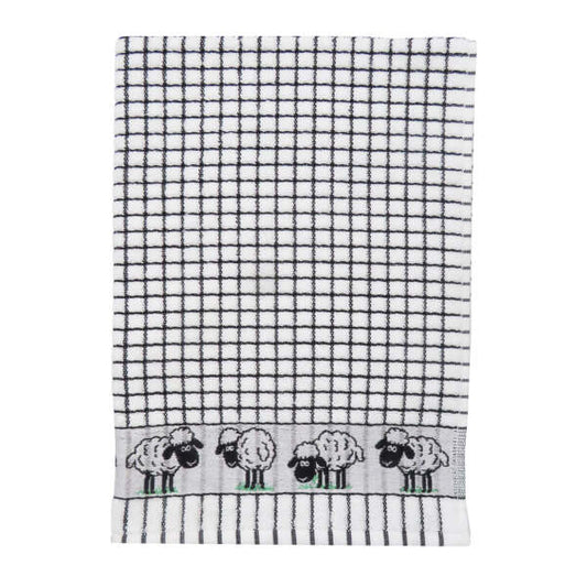 Poli-dri Jacquard Tea Towel - sheep